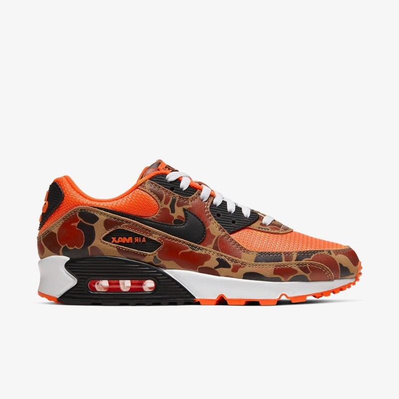 Nike Air Max 90 Orange Duck Camo CW4039 800 Grailify